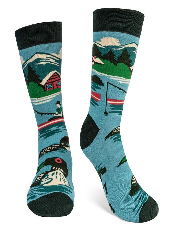 Lavley Life is Better at the Lake Socks - Fun Gift for Lake Lovers - for Housewarming, Souvenir, Christmas and More - Unisex One Size for Men and Women - Image 4